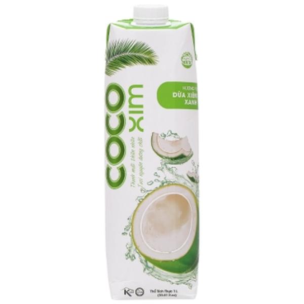 6 hộp nước dừa xiêm xanh Cocoxim 1 lít