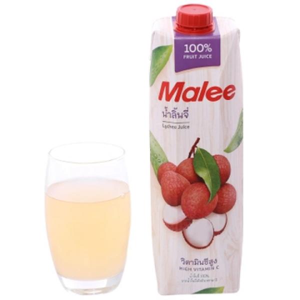 6 hộp nước ép trái vải Malee 1 lít